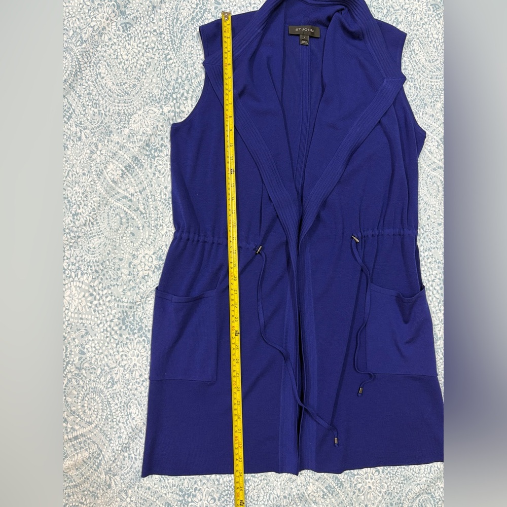 St. John Royal Blue cardigans - Picture 5 of 10
